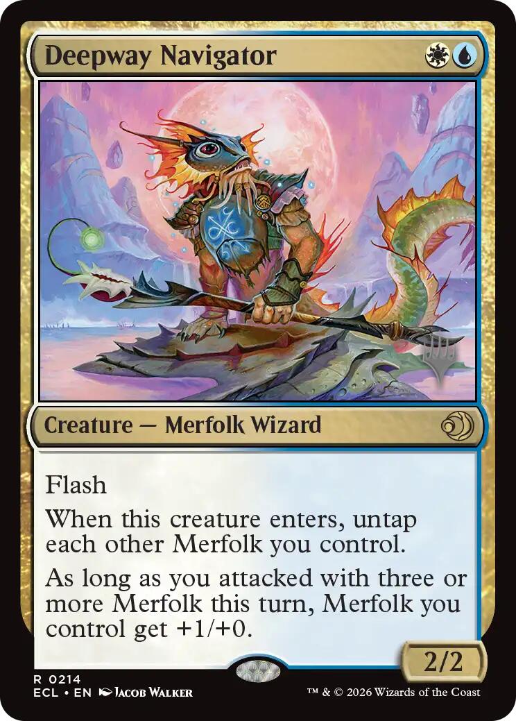 Deepway Navigator [Lorwyn Eclipsed Promos] | Spectrum Games