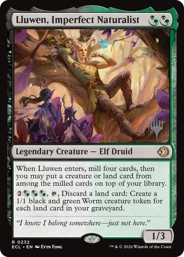 Lluwen, Imperfect Naturalist [Lorwyn Eclipsed Promos] | Spectrum Games
