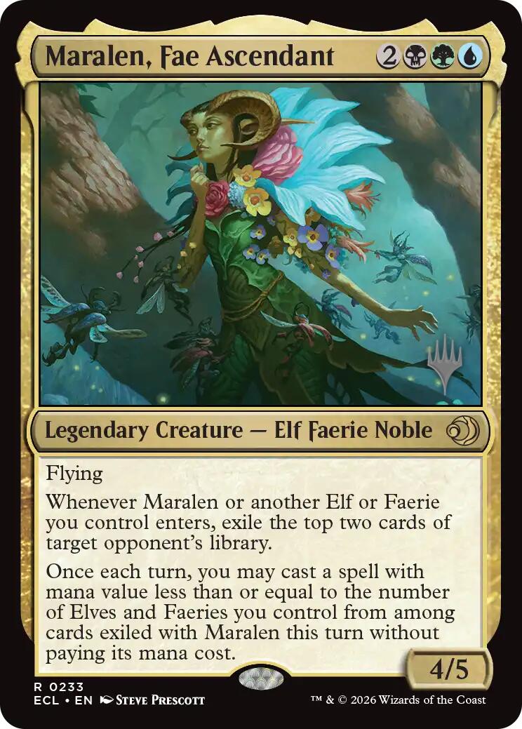 Maralen, Fae Ascendant [Lorwyn Eclipsed Promos] | Spectrum Games
