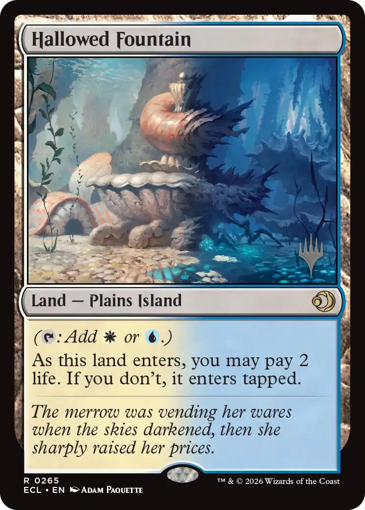Hallowed Fountain [Lorwyn Eclipsed Promos] | Spectrum Games
