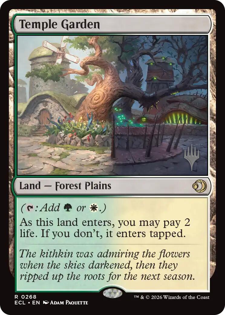 Temple Garden [Lorwyn Eclipsed Promos] | Spectrum Games