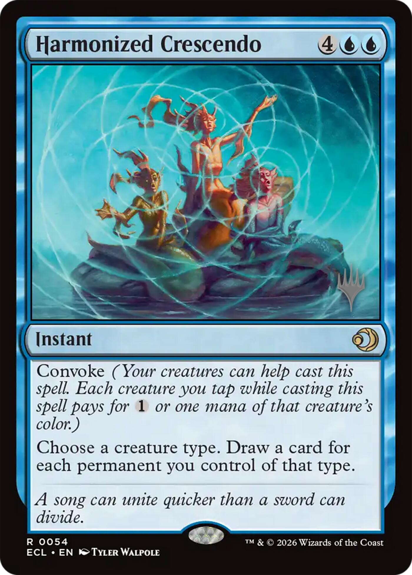 Harmonized Crescendo [Lorwyn Eclipsed Promos] | Spectrum Games