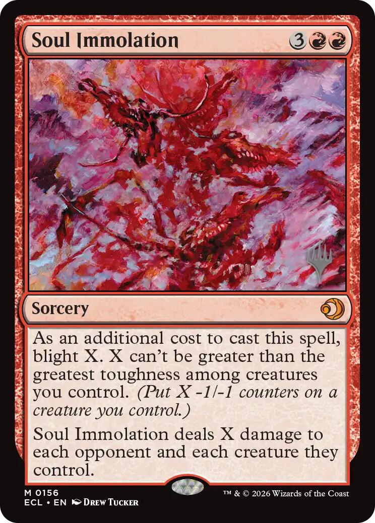 Soul Immolation [Lorwyn Eclipsed Promos] | Spectrum Games