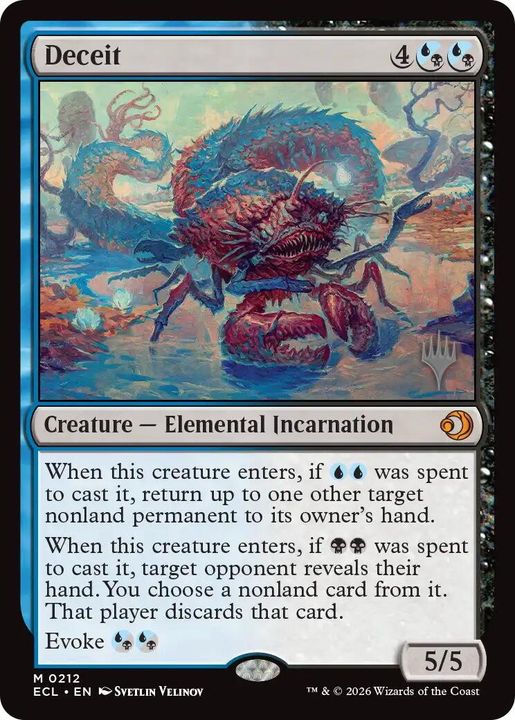 Deceit [Lorwyn Eclipsed Promos] | Spectrum Games