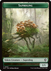 Saproling // Scarecrow Double-Sided Token [Lorwyn Eclipsed Tokens] | Spectrum Games