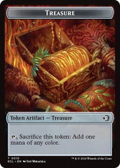 Treasure // Shapeshifter Double-Sided Token [Lorwyn Eclipsed Tokens] | Spectrum Games