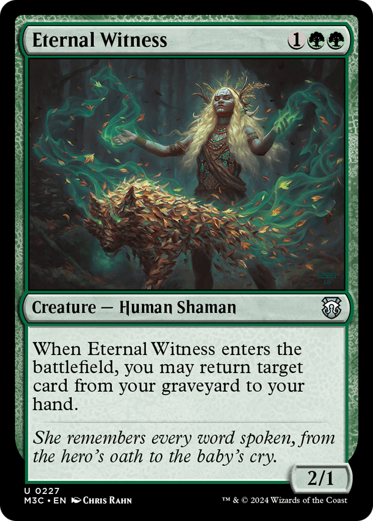 Eternal Witness [Modern Horizons 3 Commander] | Spectrum Games