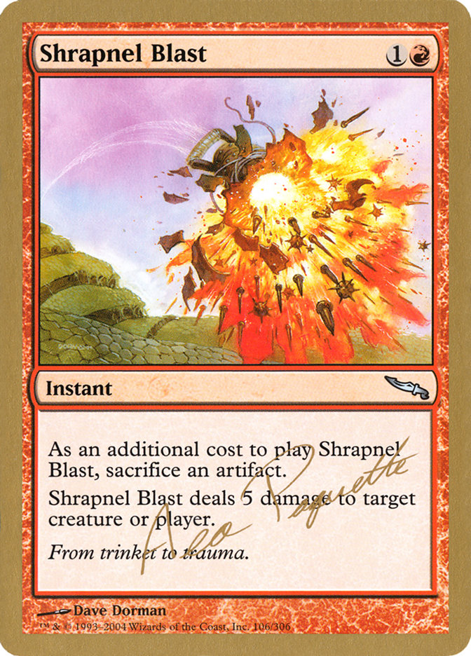 Shrapnel Blast (Aeo Paquette) [World Championship Decks 2004] | Spectrum Games