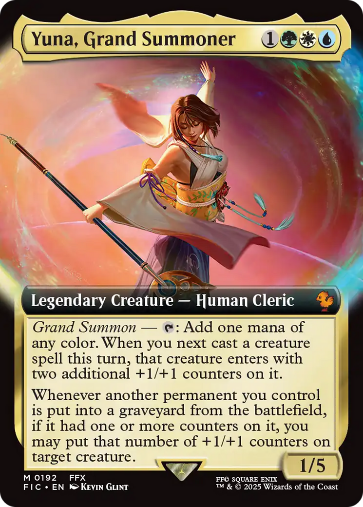 Yuna, Grand Summoner (Extended Art) [FINAL FANTASY Commander] | Spectrum Games