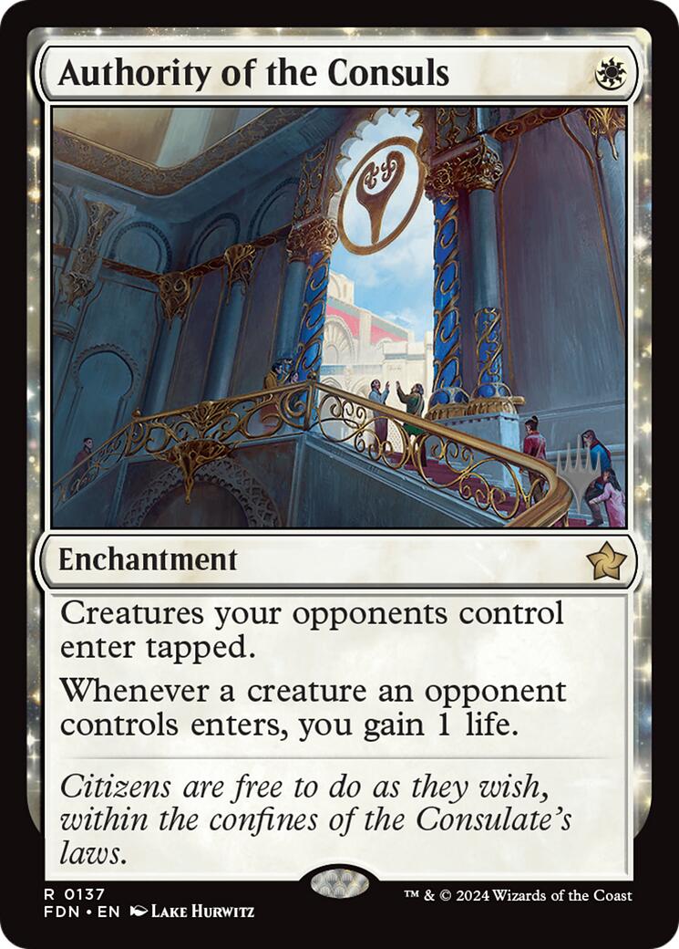 Authority of the Consuls [Lorwyn Eclipsed Promos] | Spectrum Games
