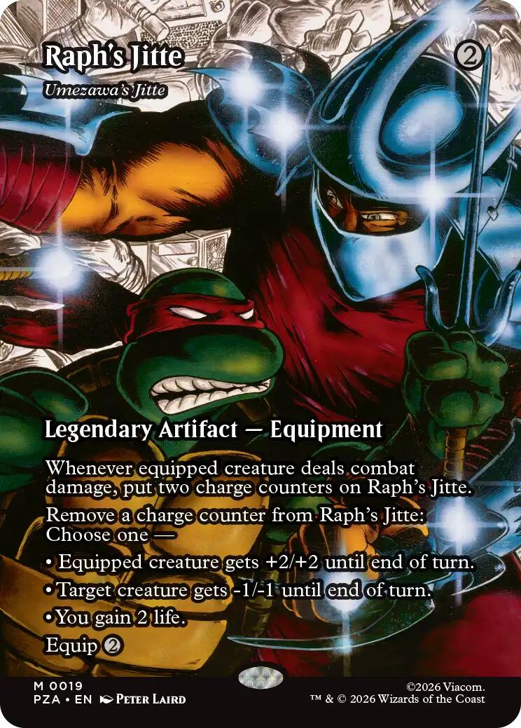 Raph's Jitte - Umezawa's Jitte (Borderless) [Teenage Mutant Ninja Turtles Eternal-Legal] | Spectrum Games