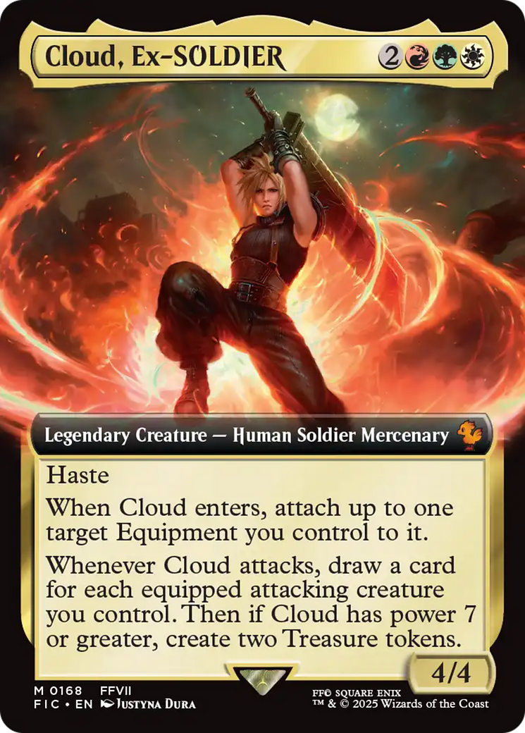 Cloud, Ex-SOLDIER (Extended Art) [FINAL FANTASY Commander] | Spectrum Games