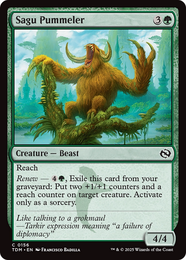Sagu Pummeler [Tarkir: Dragonstorm] | Spectrum Games