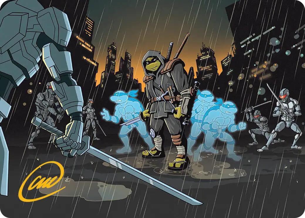 The Last Ronin's Technique Art Card (Gold-Stamped Signature) [Teenage Mutant Ninja Turtles Art Series] | Spectrum Games