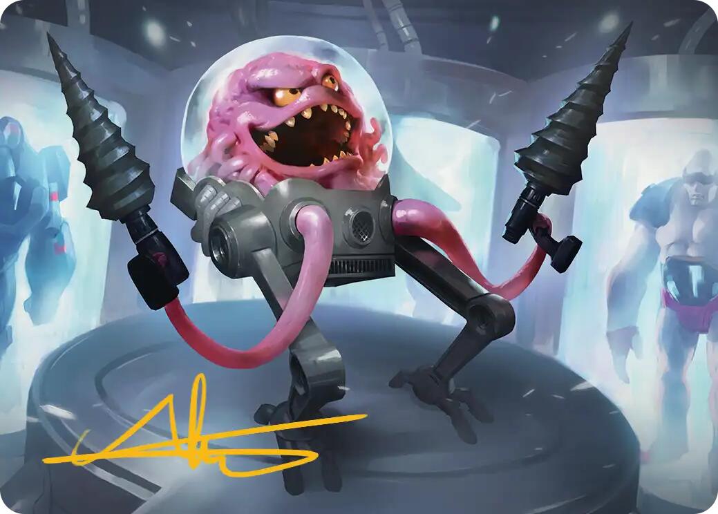 Krang, Master Mind Art Card (4/54) (Gold-Stamped Signature) [Teenage Mutant Ninja Turtles Art Series] | Spectrum Games