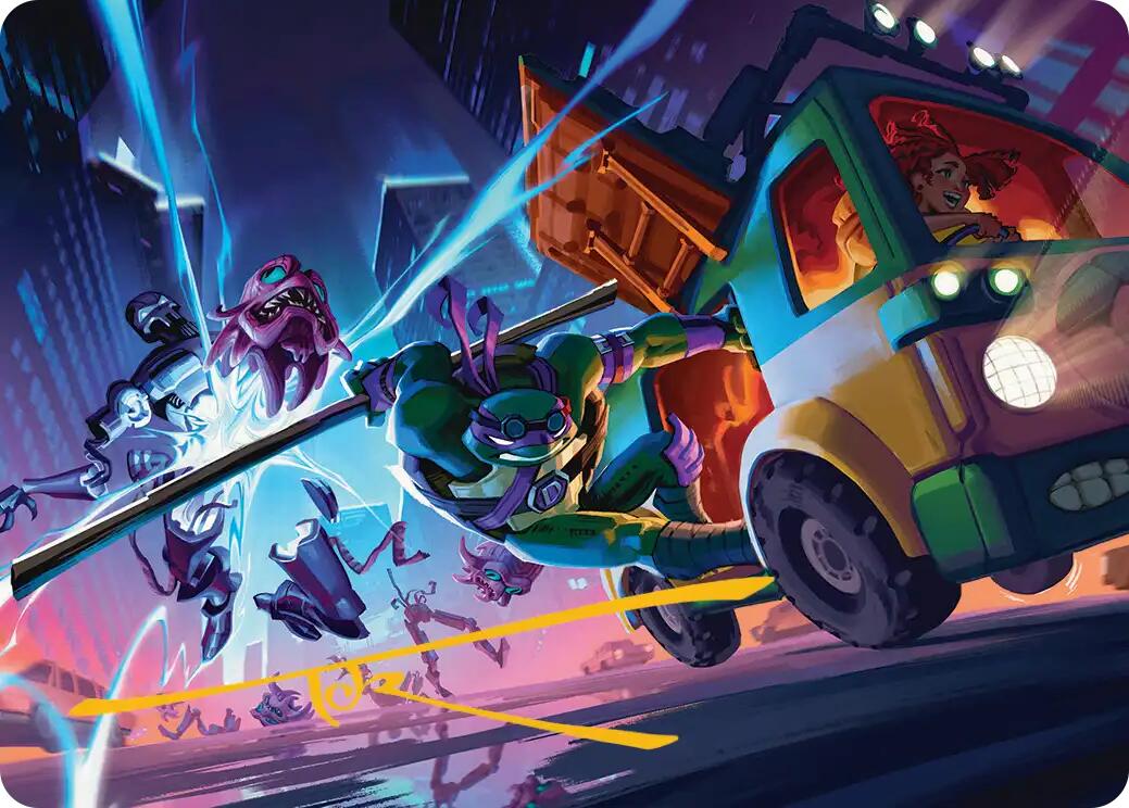 Donatello, Rad Scientist Art Card (Gold-Stamped Signature) [Teenage Mutant Ninja Turtles Art Series] | Spectrum Games