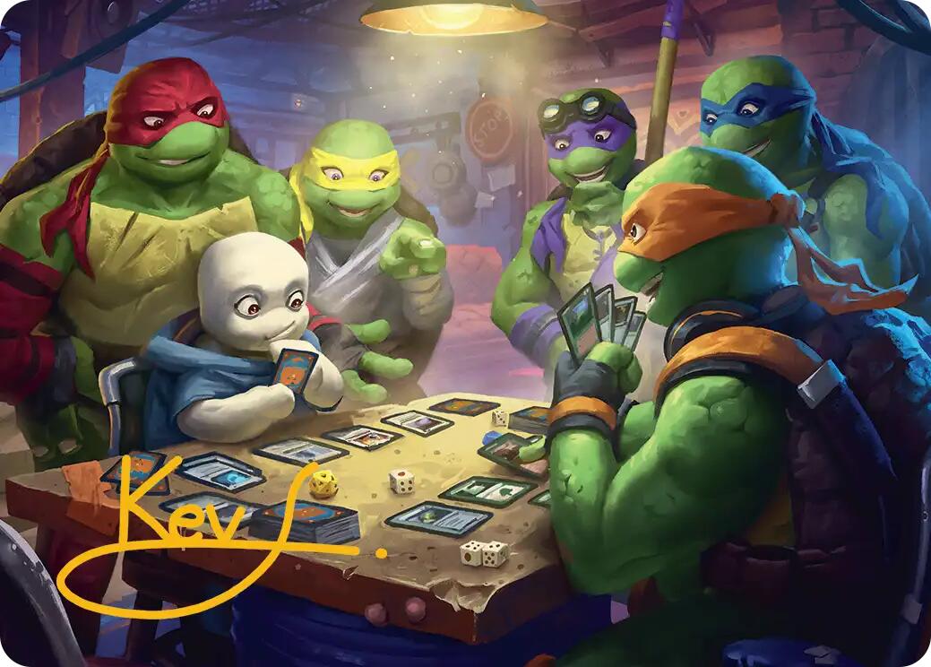 Lessons from Life Art Card (Gold-Stamped Signature) [Teenage Mutant Ninja Turtles Art Series] | Spectrum Games