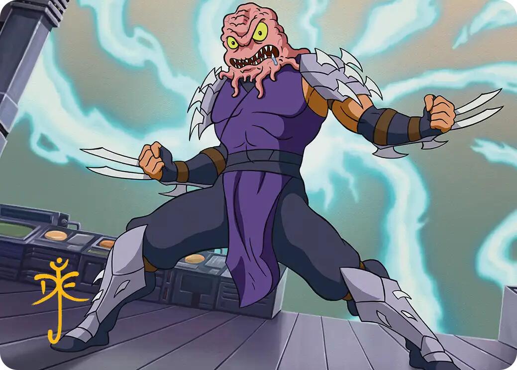 Krang & Shredder Art Card (Gold-Stamped Signature) [Teenage Mutant Ninja Turtles Art Series] | Spectrum Games