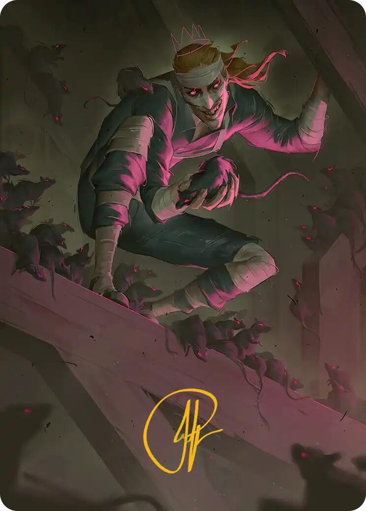 Rat King, the Chaosbringer Art Card (Gold-Stamped Signature) [Teenage Mutant Ninja Turtles Art Series] | Spectrum Games