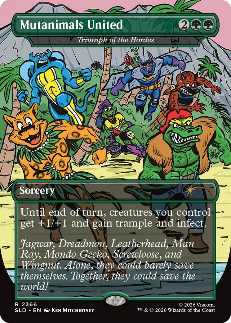 Mutanimals United - Triumph of the Hordes [Secret Lair Drop Series] | Spectrum Games