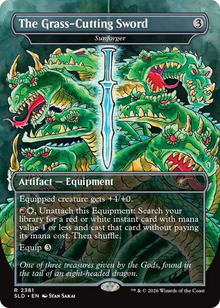 The Grass-Cutting Sword - Sunforger [Secret Lair Drop Series] | Spectrum Games