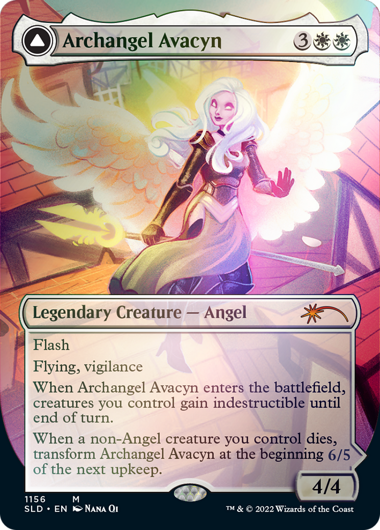 Archangel Avacyn // Avacyn, the Purifier (Borderless) [Secret Lair: From Cute to Brute] | Spectrum Games