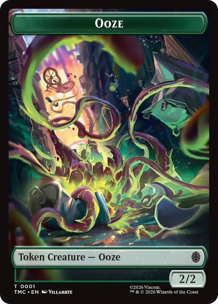 Ooze // Copy Double-Sided Token [Teenage Mutant Ninja Turtles Commander Tokens] | Spectrum Games