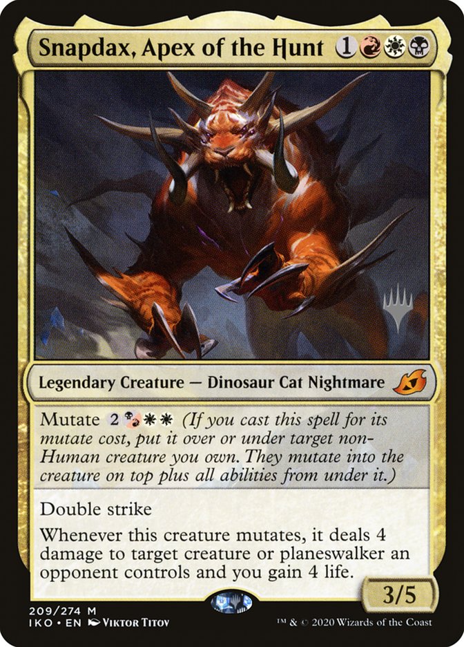 Snapdax, Apex of the Hunt (Promo Pack) [Ikoria: Lair of Behemoths Promos] | Spectrum Games