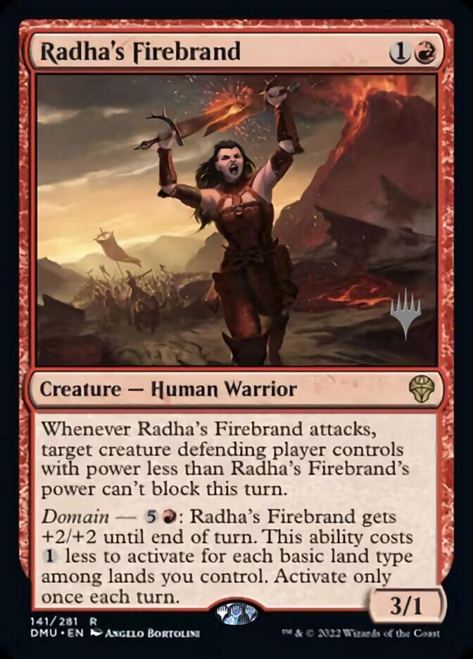 Radha's Firebrand (Promo Pack) [Dominaria United Promos] | Spectrum Games