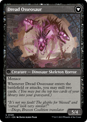 Visage of Dread // Dread Osseosaur [The Lost Caverns of Ixalan] | Spectrum Games