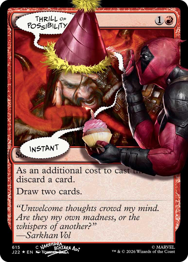 Thrill of Possibility (615) (Pool Party Foil) [Secret Lair Drop Series] | Spectrum Games