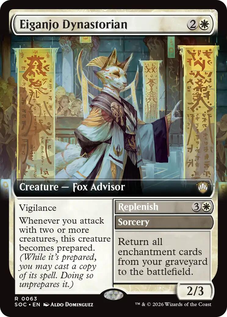 Eiganjo Dynastorian (Extended Art) [Secrets of Strixhaven Commander] | Spectrum Games