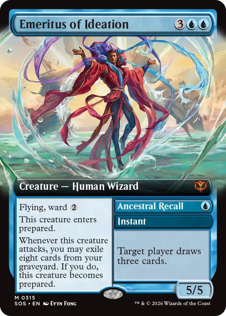 Emeritus of Ideation (Extended Art) [Secrets of Strixhaven] | Spectrum Games