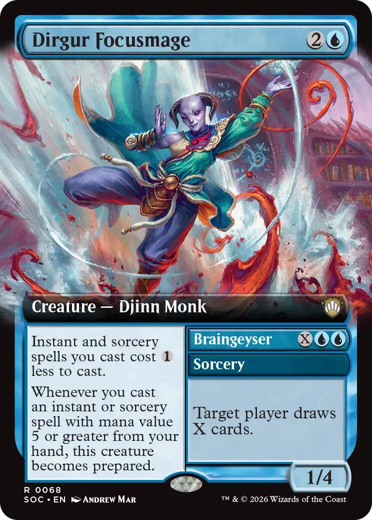 Dirgur Focusmage (Extended Art) [Secrets of Strixhaven Commander] | Spectrum Games