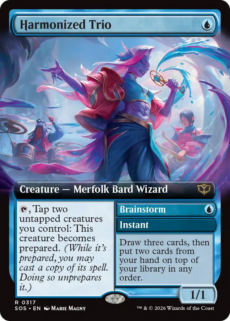 Harmonized Trio (Extended Art) [Secrets of Strixhaven] | Spectrum Games