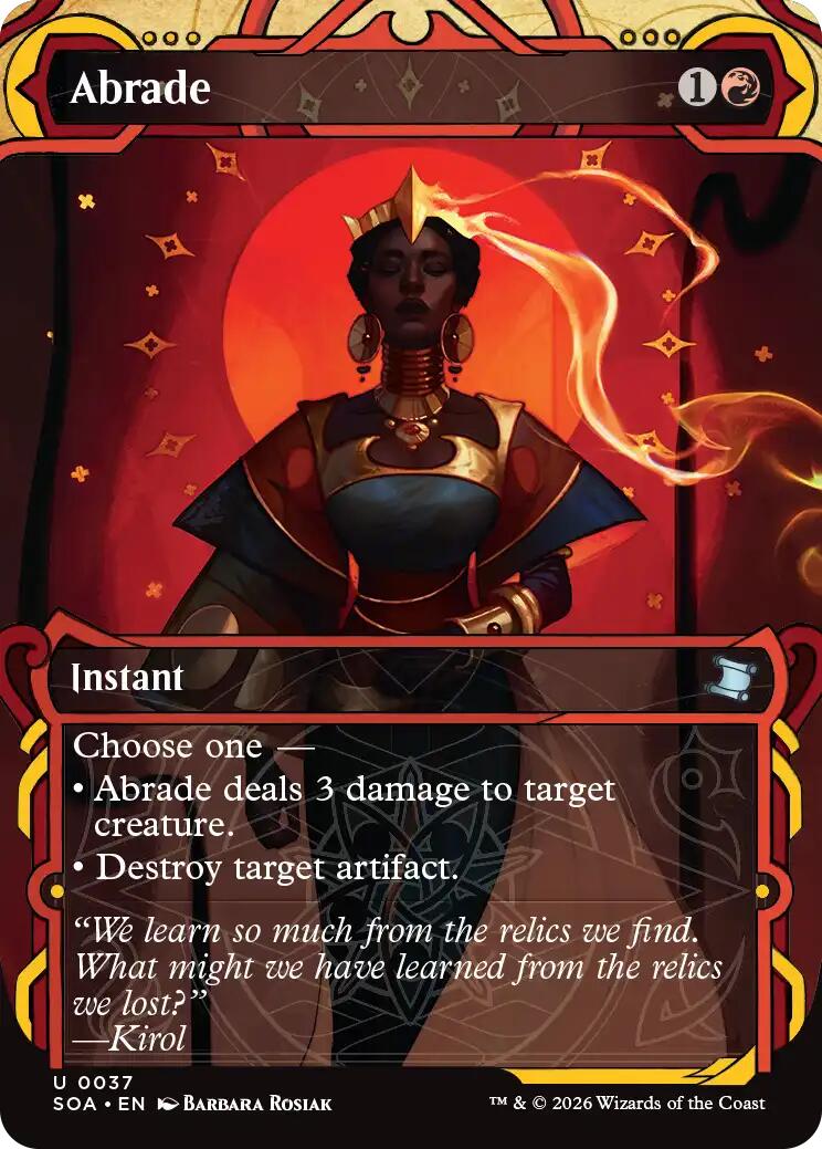 Abrade [Secrets of Strixhaven: Mystical Archive] | Spectrum Games