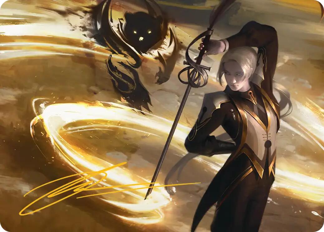 Rapier Wit Art Card (Gold-Stamped Signature) [Secrets of Strixhaven Art Series] | Spectrum Games