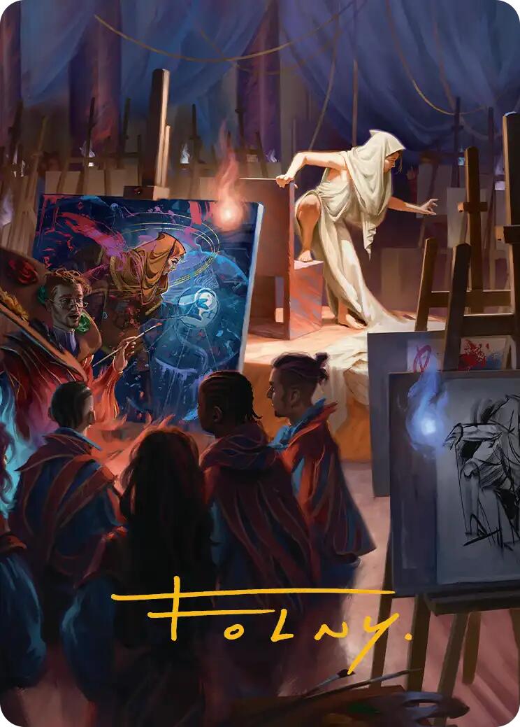 Archaeomancer Art Card (Gold-Stamped Signature) [Secrets of Strixhaven Art Series] | Spectrum Games