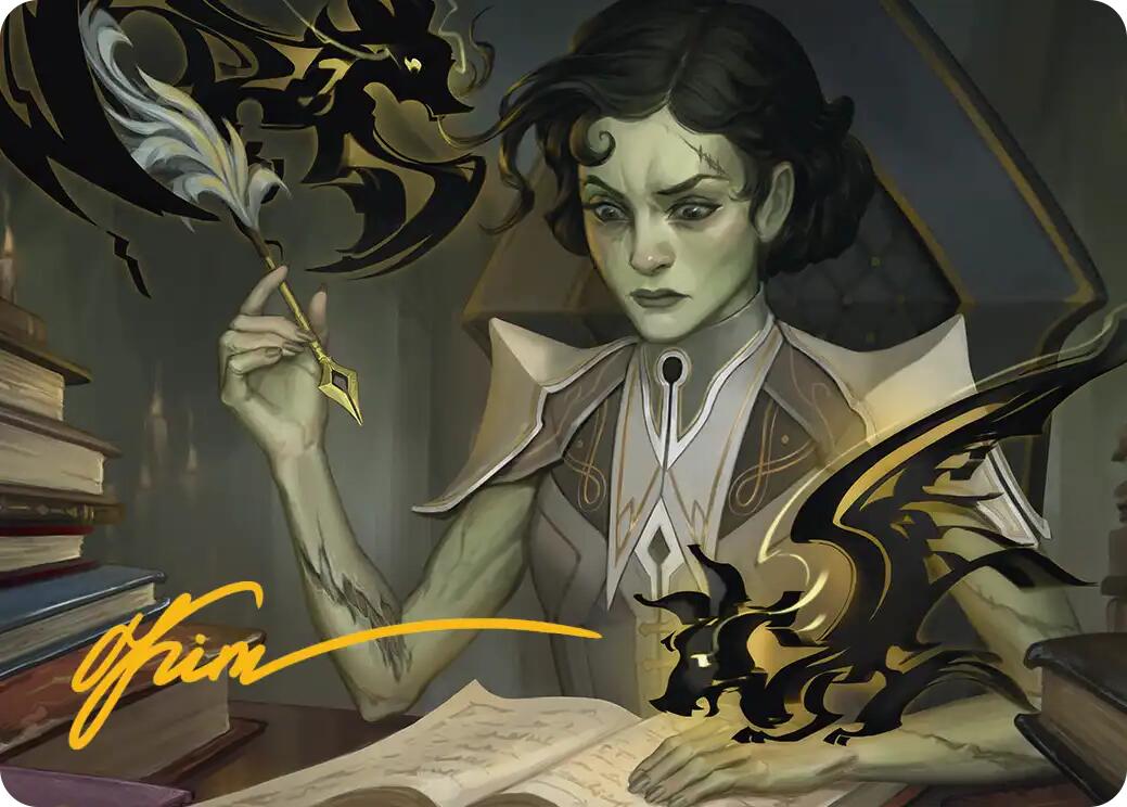 Eternal Student Art Card (Gold-Stamped Signature) [Secrets of Strixhaven Art Series] | Spectrum Games