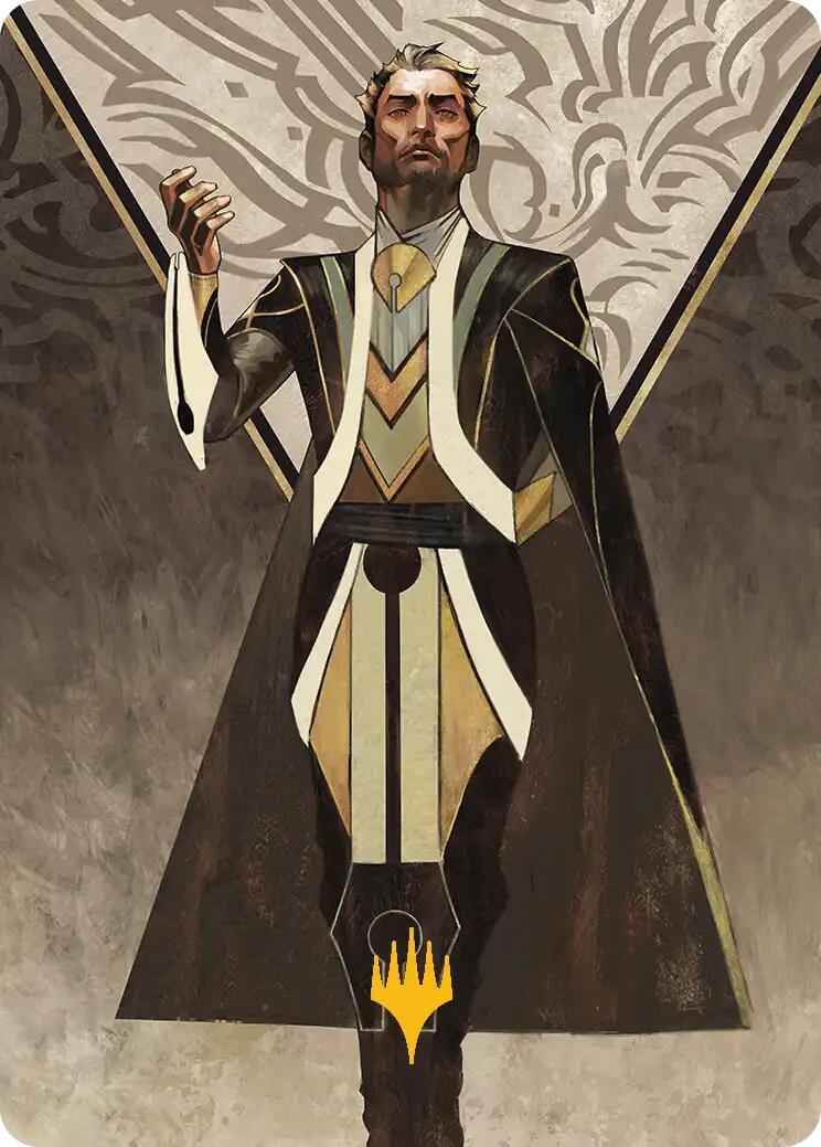 Ral Zarek, Guest Lecturer Art Card (Gold-Stamped Planeswalker Symbol) [Secrets of Strixhaven Art Series] | Spectrum Games
