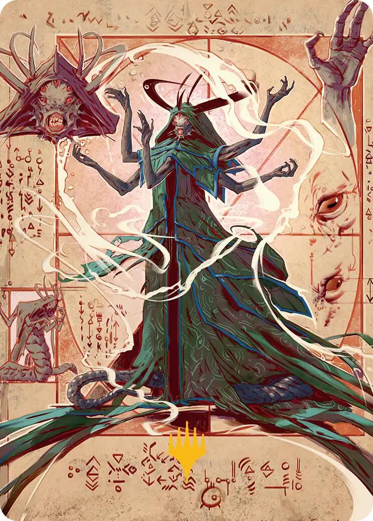 Tragedy Feaster Art Card (Gold-Stamped Planeswalker Symbol) [Secrets of Strixhaven Art Series] | Spectrum Games