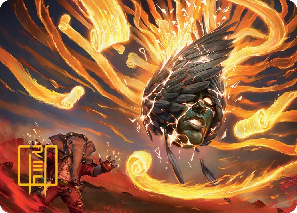 Flashback Art Card (Gold-Stamped Signature) [Secrets of Strixhaven Art Series] | Spectrum Games