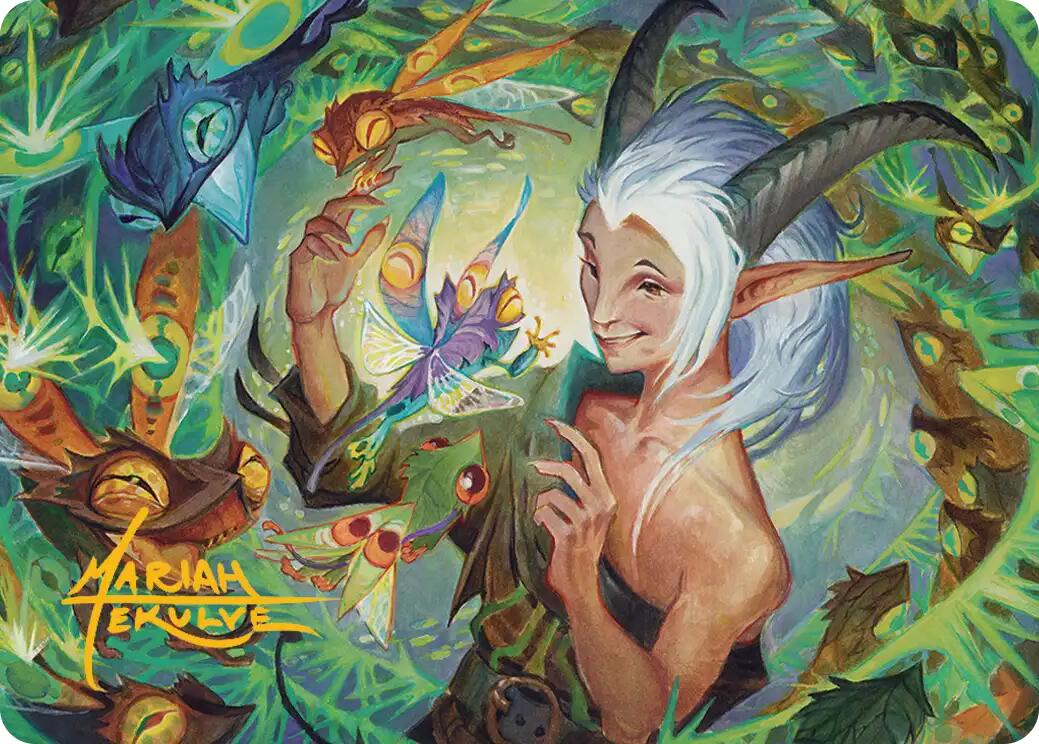 Lumaret's Favor Art Card (Gold-Stamped Signature) [Secrets of Strixhaven Art Series] | Spectrum Games