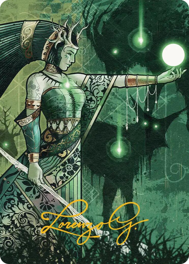 Shamanic Revelation Art Card (Gold-Stamped Signature) [Secrets of Strixhaven Art Series] | Spectrum Games