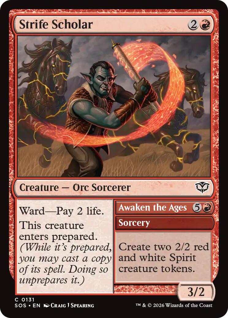 Strife Scholar [Secrets of Strixhaven] | Spectrum Games