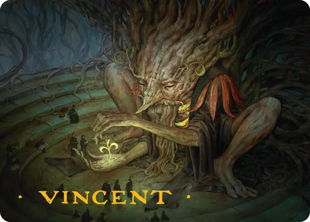 Old-Growth Educator Art Card (Gold-Stamped Signature) [Secrets of Strixhaven Art Series] | Spectrum Games