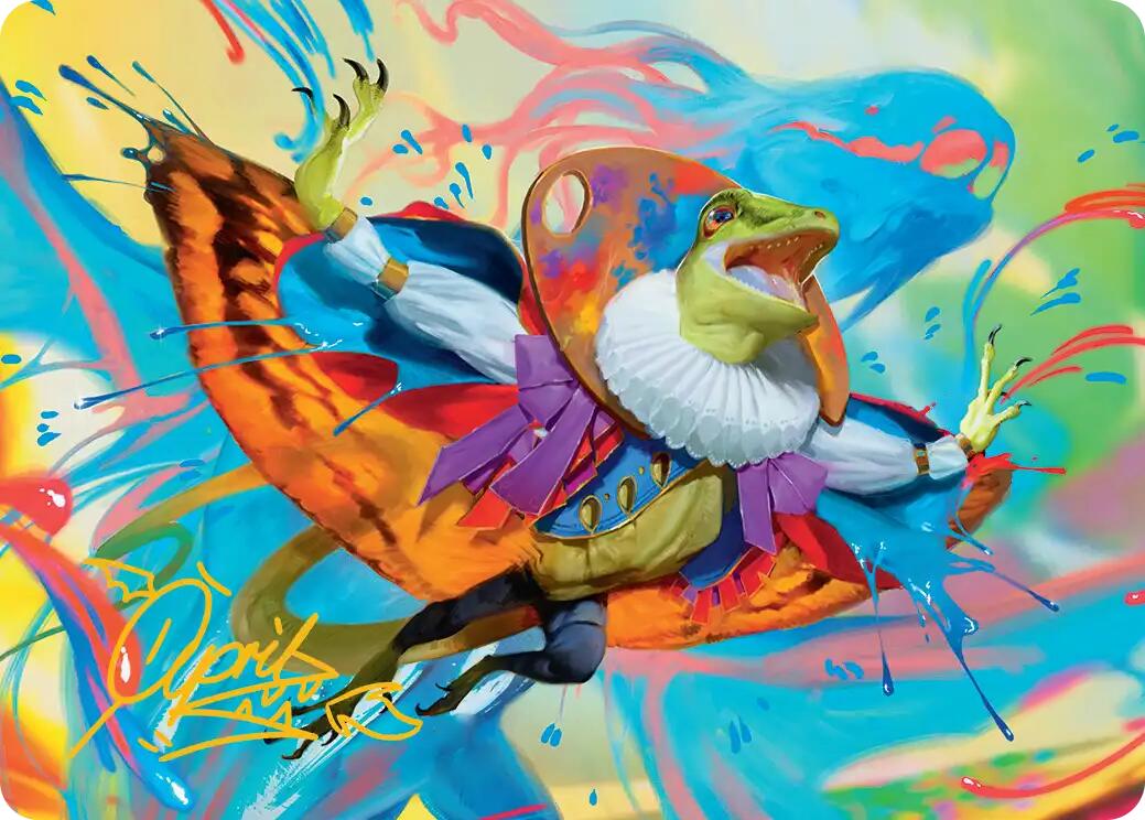 Inspired Skypainter Art Card (Gold-Stamped Signature) [Secrets of Strixhaven Art Series] | Spectrum Games