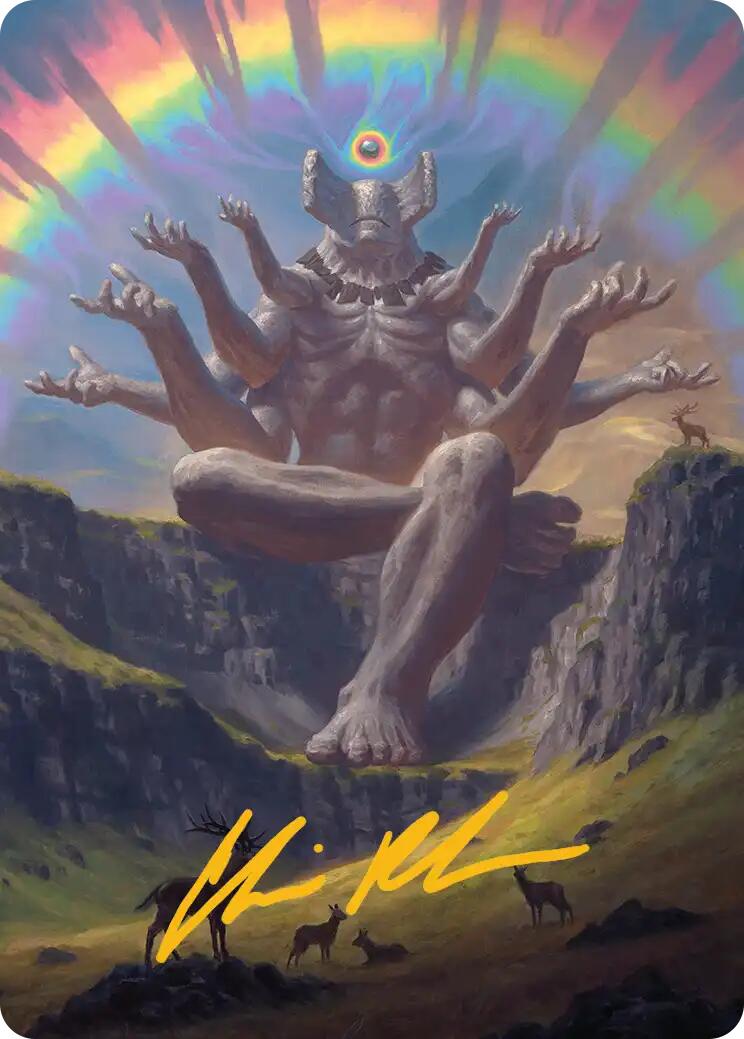 Transcendent Archaic Art Card (Gold-Stamped Signature) [Secrets of Strixhaven Art Series] | Spectrum Games
