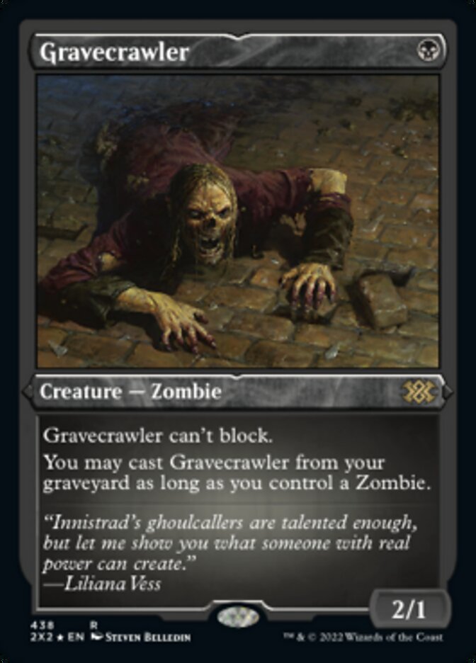 Gravecrawler (Foil Etched) [Double Masters 2022] | Spectrum Games