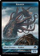 Kraken // Energy Reserve Double-Sided Token [Modern Horizons 3 Tokens] | Spectrum Games
